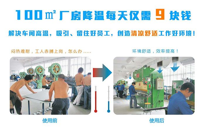 潤東方環(huán)?？照{降溫效果