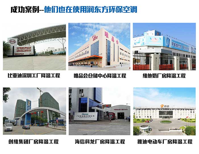 潤東方環(huán)?？照{降溫案例