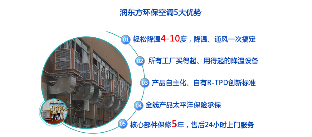 潤東方廠(chǎng)房降溫設備5大優(yōu)勢